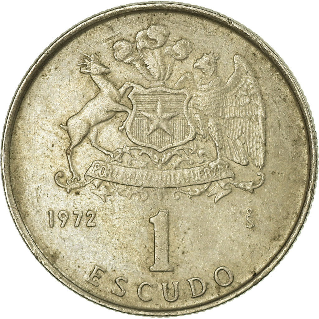 Münze, Chile, Escudo, 1972, SS, Copper-nickel, KM:197