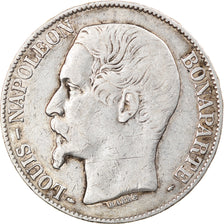 Coin, France, Napoléon III, 5 Francs, 1852, Paris, VF(30-35), Silver, KM:773.1