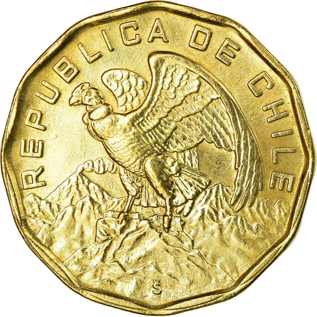 Moneda, Chile, 100 Escudos, 1974, MBC, Níquel - latón, KM:202