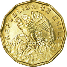 Moneda, Chile, 100 Escudos, 1974, MBC, Níquel - latón, KM:202