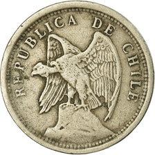 Coin, Chile, 20 Centavos, 1922, VF(20-25), Copper-nickel, KM:167.1