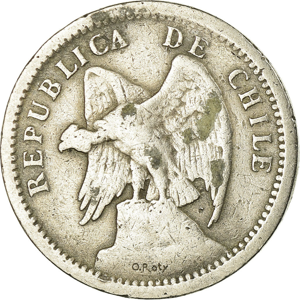 Münze, Chile, 20 Centavos, 1932, S, Copper-nickel, KM:167.2