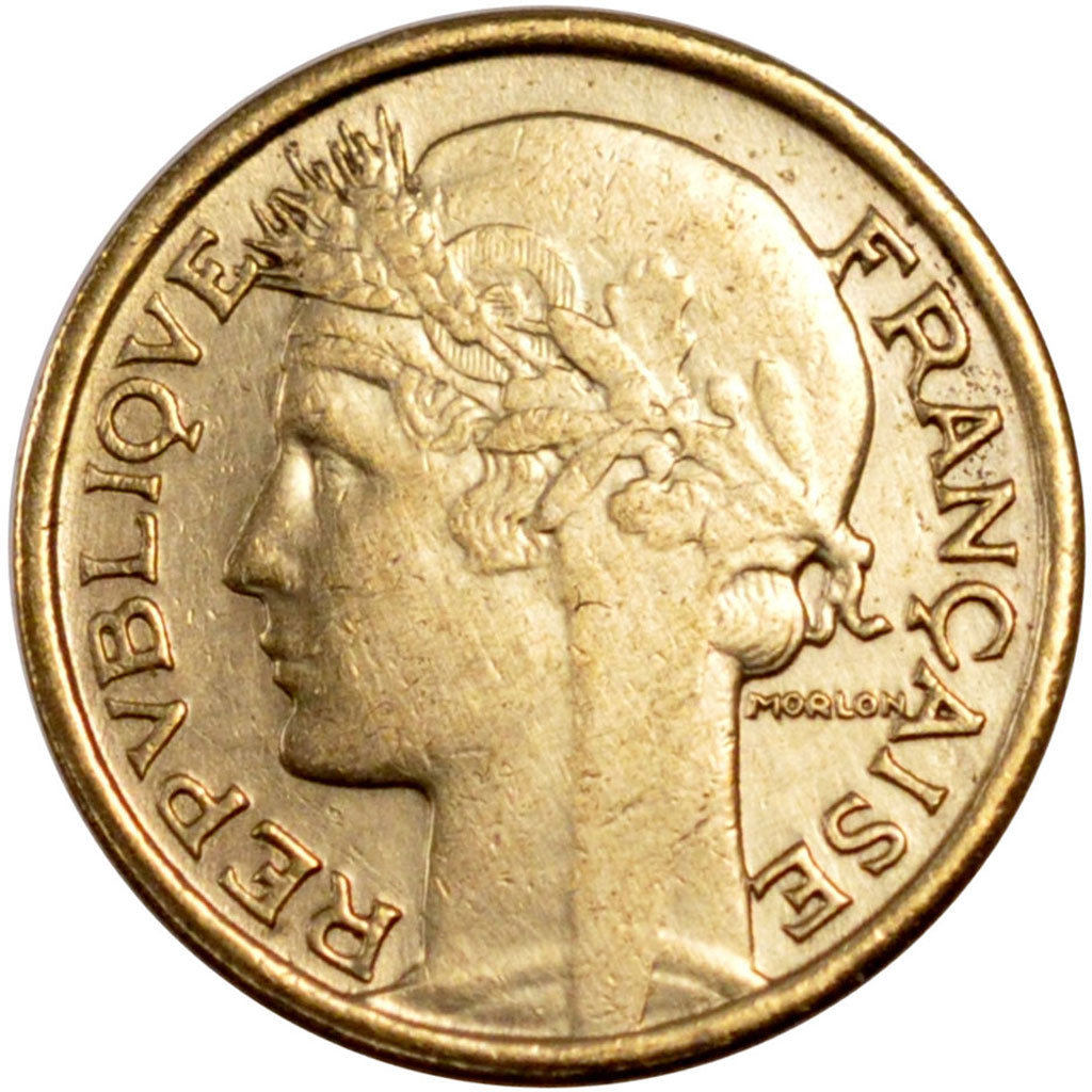 FRANCE, Morlon, 50 Centimes, 1939, Brussels, KM #894.2, AU(55-58),...
