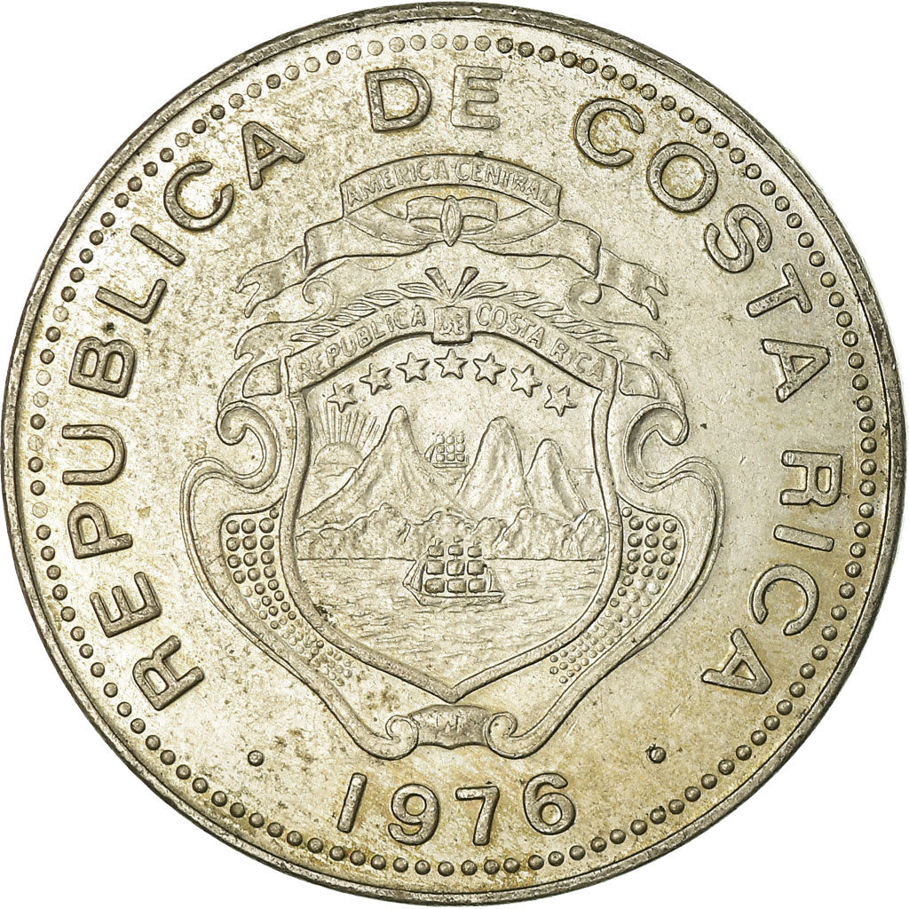 Moneda Costa Rica Colon 1976 MBC Cobre - níquel KM:186.4 – Numiscorner.com