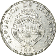 Coin, Costa Rica, 25 Centimos, 1982, EF(40-45), Aluminum, KM:188.1b