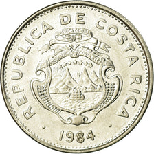 Coin, Costa Rica, 50 Centimos, 1984, EF(40-45), Stainless Steel, KM:209.2