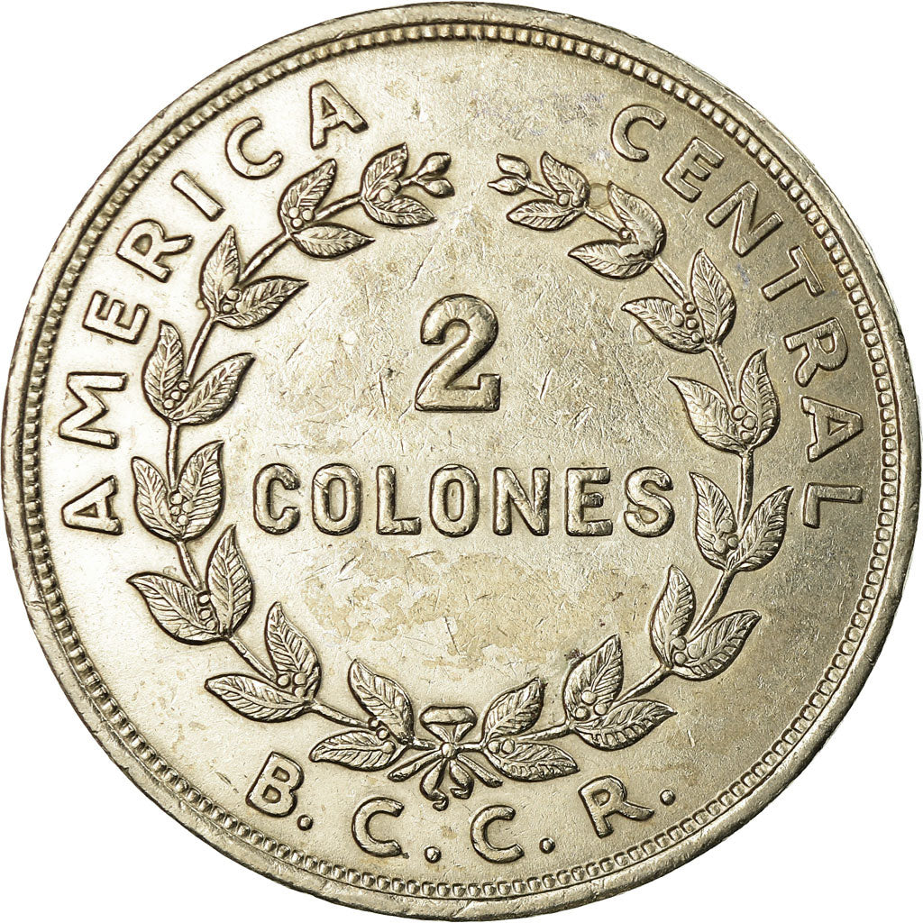 Monnaie, Costa Rica, 2 Colones, 1961, TTB, Copper-nickel, KM:187.1a