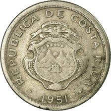 Münze, Costa Rica, 10 Centimos, 1951, S+, Copper-nickel, KM:185.1