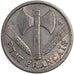 Coin, France, Bazor, Franc, 1943, Rouen, VF(20-25), Aluminum, Gadoury:471