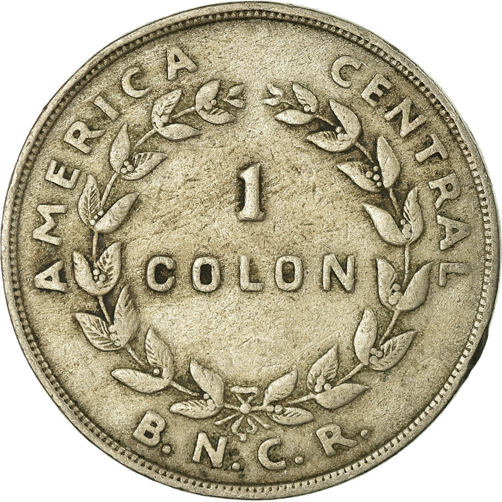 Monnaie, Costa Rica, Colon, 1937, TB+, Copper-nickel, KM:177