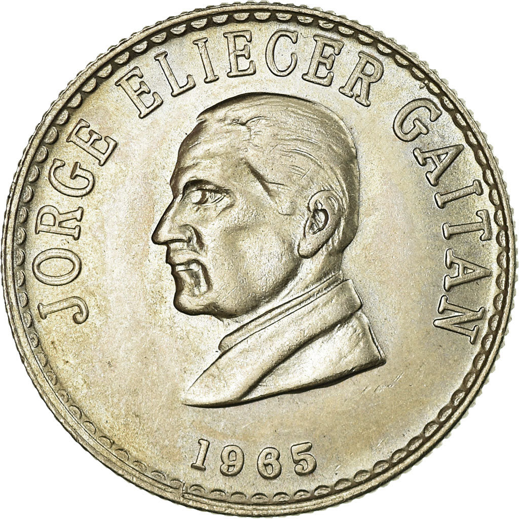 Moneta, Colombia, 20 Centavos, 1965, SPL-, Rame-nichel, KM:215.2
