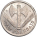 Munten, Frankrijk, Bazor, 2 Francs, 1944, Castelsarrasin, PR+, Aluminium