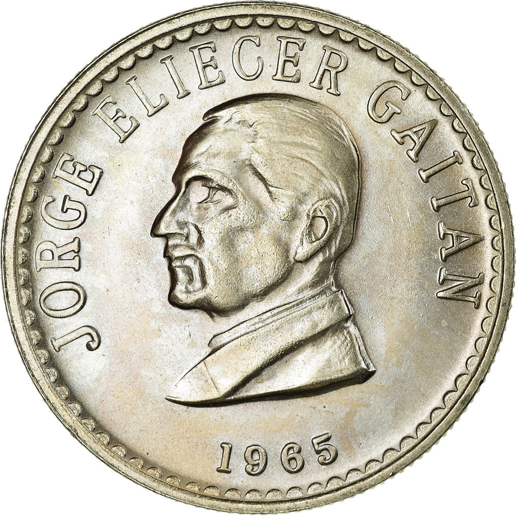Moneta, Colombia, 50 Centavos, 1965, SPL-, Rame-nichel, KM:225