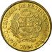 Moneta, Perù, Centimo, 2004, Lima, BB, Ottone, KM:303.4