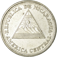 Coin, Nicaragua, Cordoba, 2002, EF(40-45), Nickel Clad Steel, KM:101