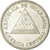 Coin, Nicaragua, Cordoba, 2002, EF(40-45), Nickel Clad Steel, KM:101