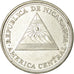 Moneda, Nicaragua, Cordoba, 2002, MBC, Níquel recubierto de acero, KM:101