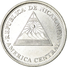 Coin, Nicaragua, Cordoba, 2002, EF(40-45), Nickel Clad Steel, KM:101