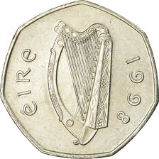 Coin, IRELAND REPUBLIC, 50 Pence, 1998, EF(40-45), Copper-nickel, KM:24