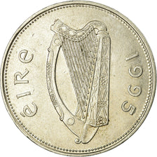 Coin, IRELAND REPUBLIC, Punt, Pound, 1995, EF(40-45), Copper-nickel, KM:27