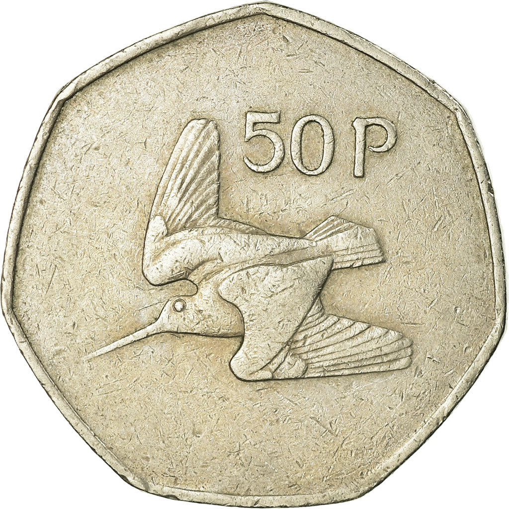Coin, IRELAND REPUBLIC, 50 Pence, 1981, EF(40-45), Copper-nickel, KM:24