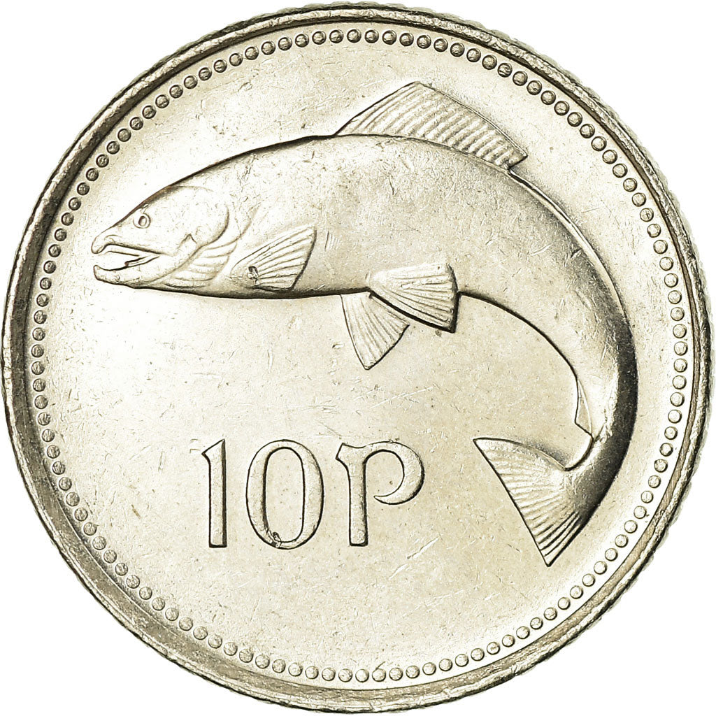 Coin, IRELAND REPUBLIC, 10 Pence, 2000, EF(40-45), Copper-nickel, KM:29