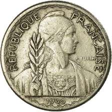 Coin, FRENCH INDO-CHINA, 10 Cents, 1940, Paris, EF(40-45), Nickel, KM:21.1