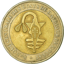 Coin, West African States, 200 Francs, 2005, EF(40-45), Bi-Metallic, KM:14
