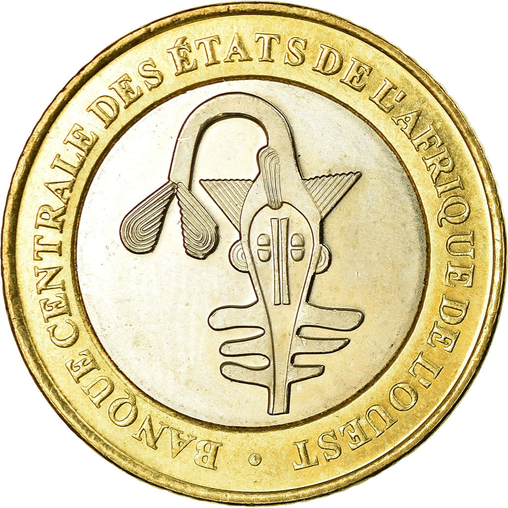Münze, West African States, 500 Francs, 2005, SS, Bi-Metallic, KM:15