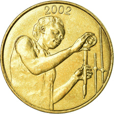 Coin, West African States, 25 Francs, 2002, EF(40-45), Aluminum-Bronze, KM:9