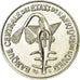 Coin, West African States, 50 Francs, 2002, Paris, EF(40-45), Copper-nickel