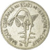 Moneta, Kraje Afryki Zachodniej, 100 Francs, 1991, Paris, EF(40-45), Nikiel
