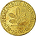 Coin, GERMANY - FEDERAL REPUBLIC, 10 Pfennig, 1994, Karlsruhe, EF(40-45), Brass