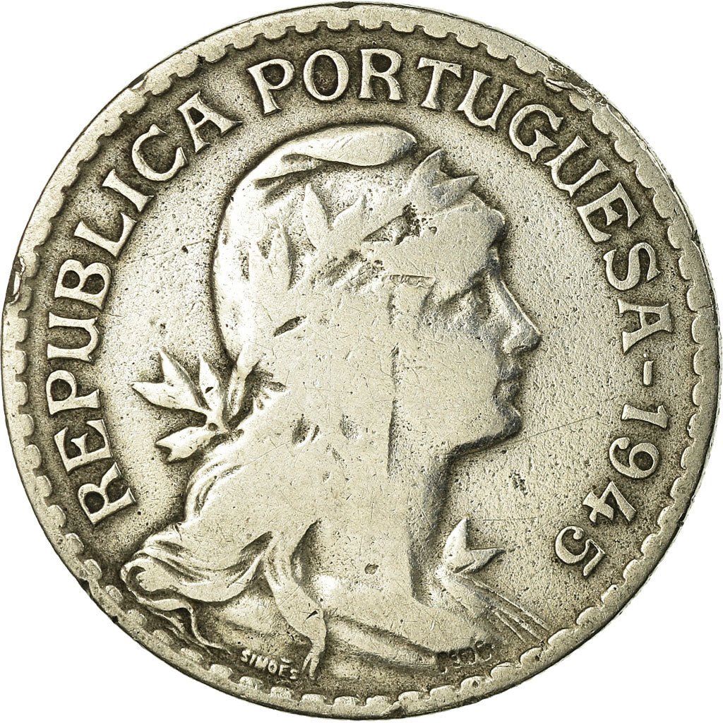 Monnaie, Portugal, Escudo, 1945, TB, Copper-nickel, KM:578