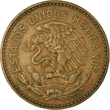 Moneda, México, 50 Centavos, 1959, Mexico City, MBC, Bronce, KM:450