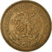 Moneda, México, 50 Centavos, 1959, Mexico City, MBC, Bronce, KM:450