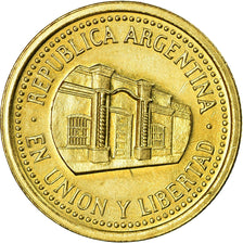 Moneda, Argentina, 50 Centavos, 2010, Buenos Aires, MBC, Aluminio - bronce