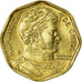 Coin, Chile, 5 Pesos, 2009, Santiago, AU(55-58), Aluminum-Bronze, KM:232