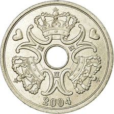 Moneta, Danimarca, Margrethe II, 2 Kroner, 2004, Brondby, BB, Rame-nichel