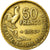 Moneda, Francia, Guiraud, 50 Francs, 1954, MBC, Aluminio - bronce, Gadoury:880
