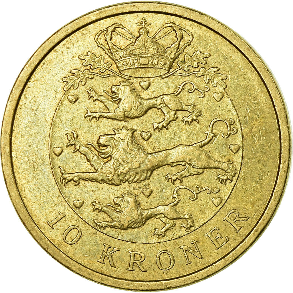 Coin, Denmark, Margrethe II, 10 Kroner, 2004, Copenhagen, EF(40-45)