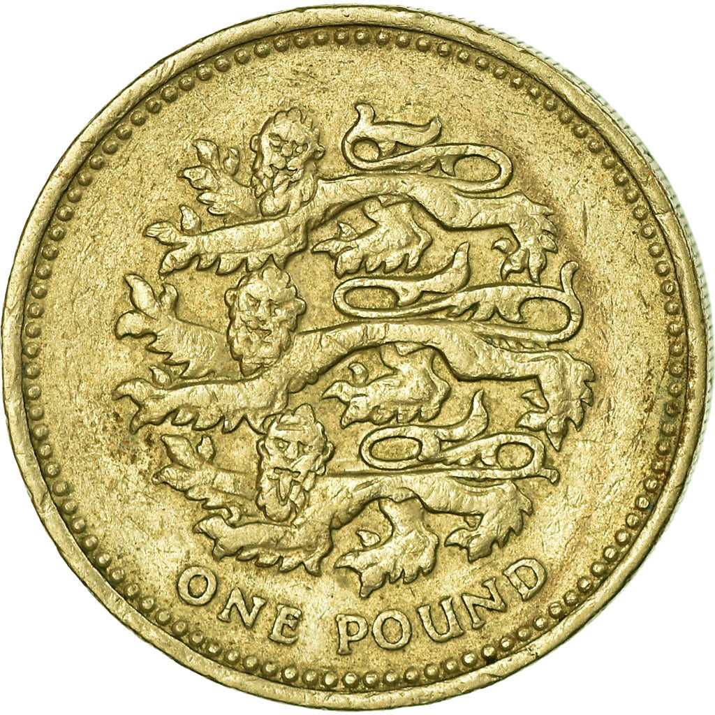 Coin, Great Britain, Elizabeth II, Pound, 1997, VF(30-35), Nickel-brass, KM:975