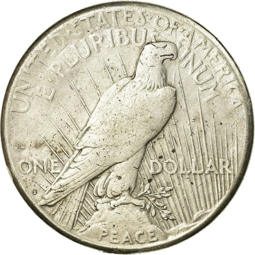 Coin, United States, Peace Dollar, Dollar, 1922, U.S. Mint, San Francisco