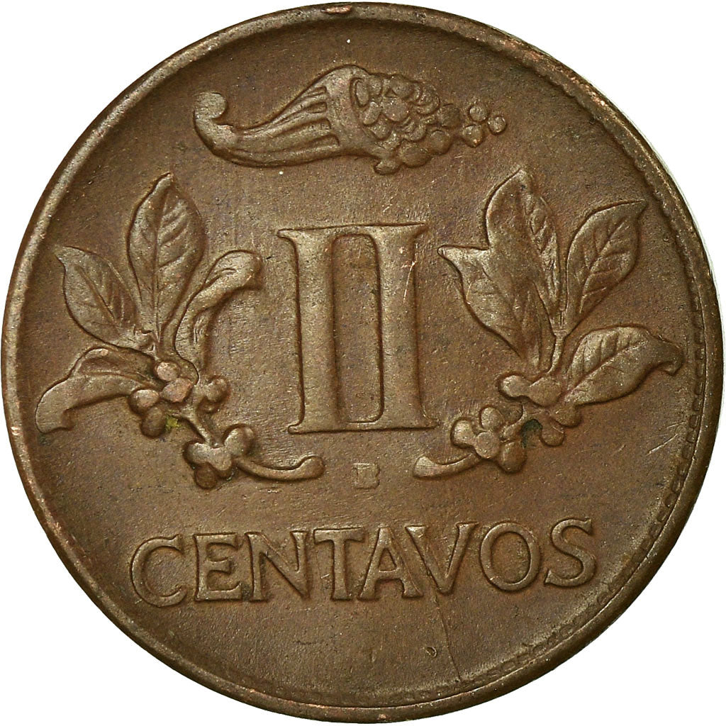 Moneda, Colombia, 2 Centavos, 1948, Bogota, BC+, Bronce, KM:210