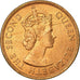 Coin, East Caribbean States, Elizabeth II, Cent, 1955, AU(55-58), Bronze, KM:2