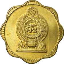 Coin, Sri Lanka, 10 Cents, 1975, EF(40-45), Nickel-brass, KM:140