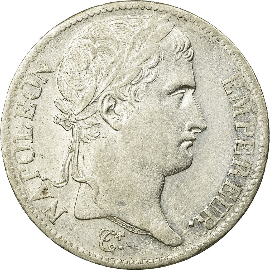 Moneta, Francia, Napoléon I, 5 Francs, 1813, Paris, BB+, Argento, KM:694.1