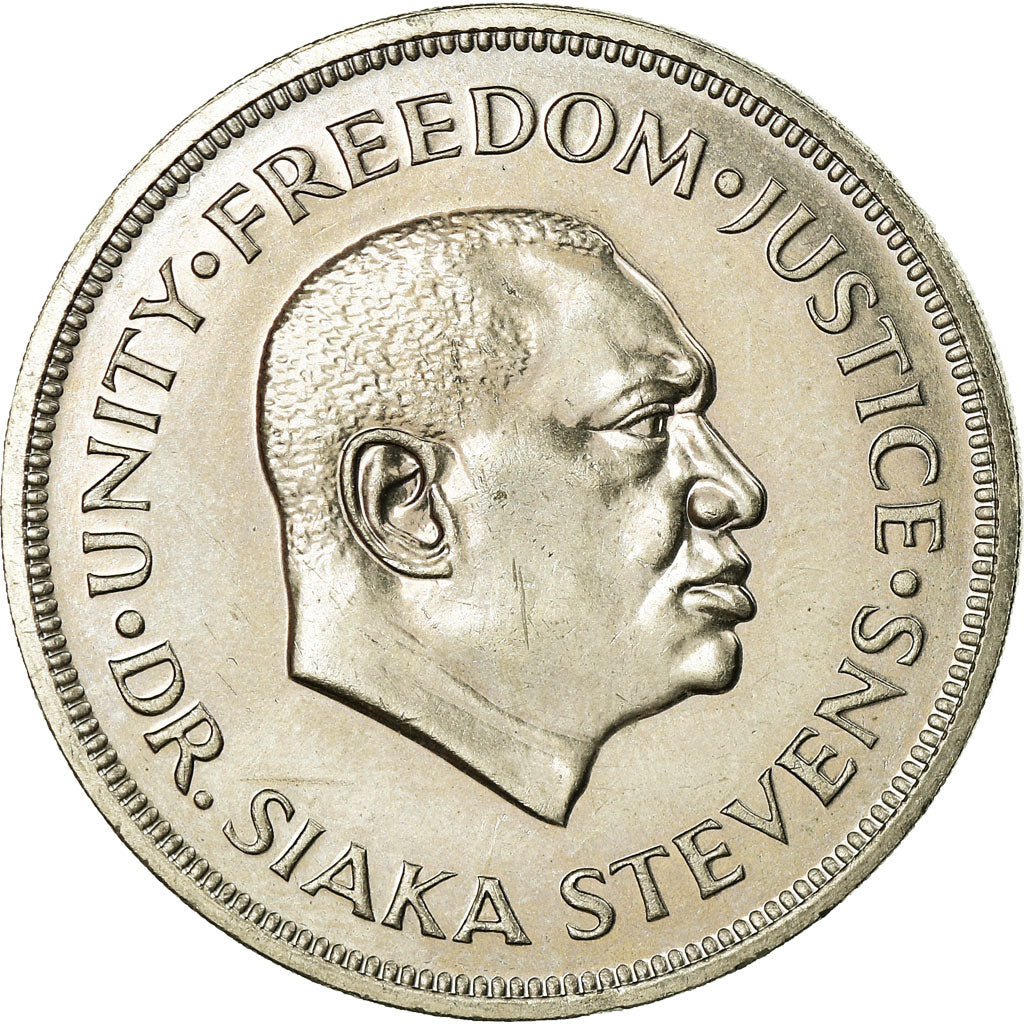 Coin, Sierra Leone, Leone, 1974, AU(55-58), Copper-nickel, KM:26