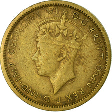 Coin, BRITISH WEST AFRICA, George VI, 6 Pence, 1938, VF(30-35), Nickel-brass