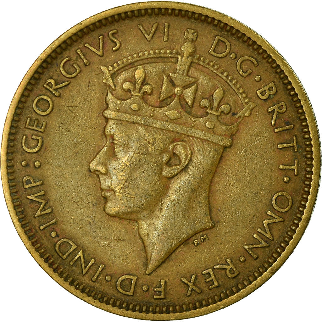 Coin, BRITISH WEST AFRICA, George VI, Shilling, 1938, EF(40-45), Nickel-brass